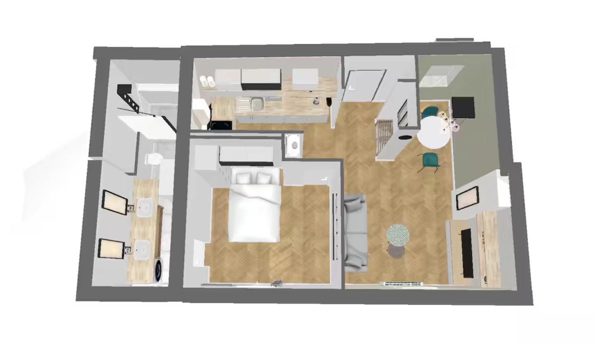 Appartchic - Appartement Standing - Plein Centre & Parking Prive Créon 외부 사진